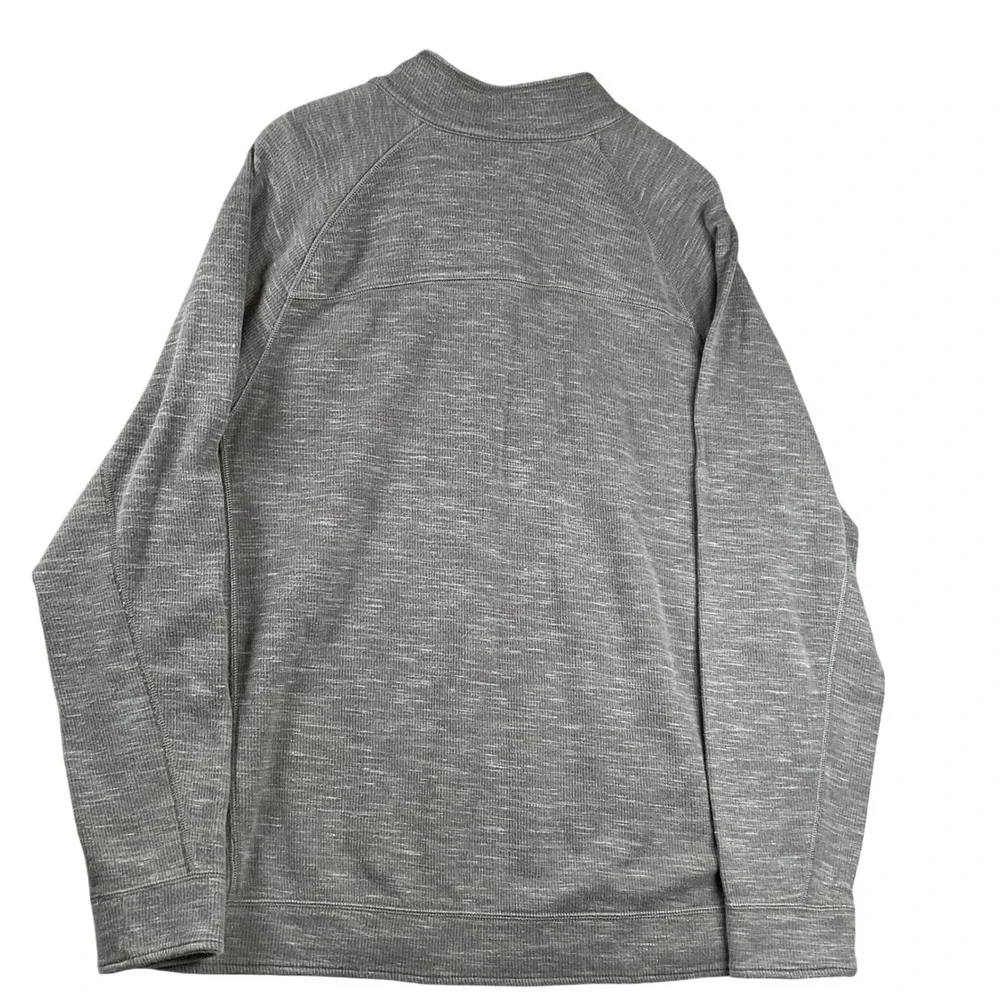 Tommy Bahama Reversible Pullover Men Grey/Green Quarter Zip (large/Xl SEE PIC)